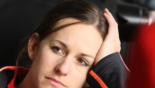 Die verletzte Kathrin Hölzl träumt von einer Weltcup-Rückkehr. Foto: Karl-Josef Hildenbrand Die verletzte Kathrin Hölzl träumt von einer Weltcup-Rückkehr. Foto: Karl-Josef Hildenbrand