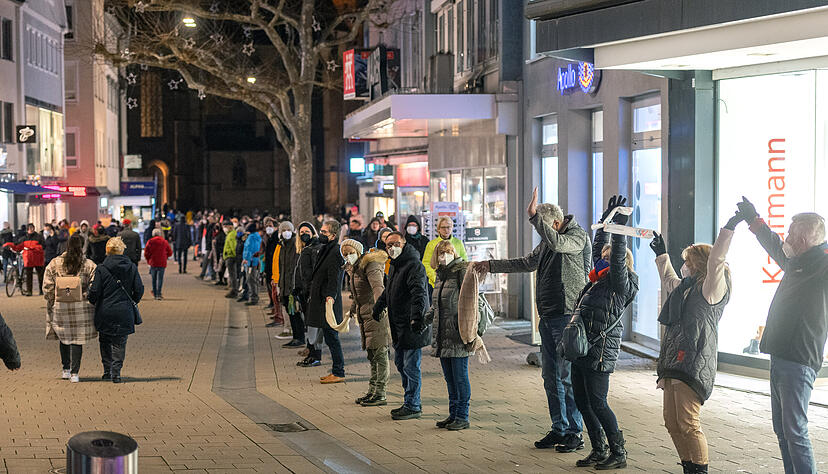 Corona-Gegendemo in Heilbronn Corona-Gegendemo in Heilbronn