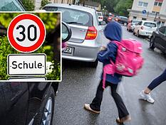 Zur Sicherheit der Schüler führte die Polizei verstärkt Kontrollen durch. Zur Sicherheit der Schüler führte die Polizei verstärkt Kontrollen durch.