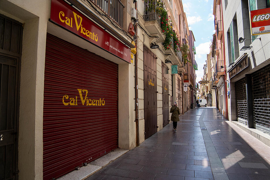 Während des Stromausfalls blieben Läden in Barcelona zu. Betroffen sind weite Teile Spaniens und Portugals auf dem Festland. Während des Stromausfalls blieben Läden in Barcelona zu. Betroffen sind weite Teile Spaniens und Portugals auf dem Festland.