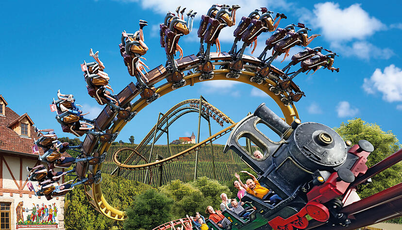 Pünktlich am 2. April 2022 startet der Erlebnispark Tripsdrill in die neue Saison. Mit über 100 Attraktionen für die ganze Familie ist ein erlebnisreicher Aufenthalt garantiert. Foto: privat Pünktlich am 2. April 2022 startet der Erlebnispark Tripsdrill in die neue Saison. Mit über 100 Attraktionen für die ganze Familie ist ein erlebnisreicher Aufenthalt garantiert. Foto: privat