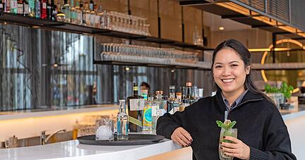 Hai My Nguyen leitet seit August das neue Sushi- und asiatische Spezialitätenrestaurant Blossom in Heilbronn. Hai My Nguyen leitet seit August das neue Sushi- und asiatische Spezialitätenrestaurant Blossom in Heilbronn.