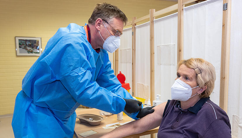 Covid-Impfung in Richard-Drautz-Stiftung in Böckingen Covid-Impfung in Richard-Drautz-Stiftung in Böckingen